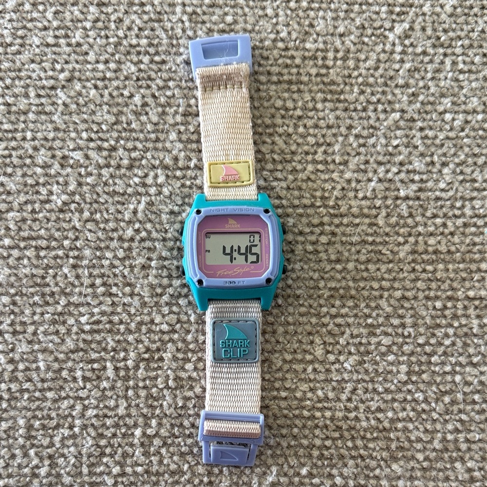 Freestyle Shark Clip Smartwatch - Blue and Tan